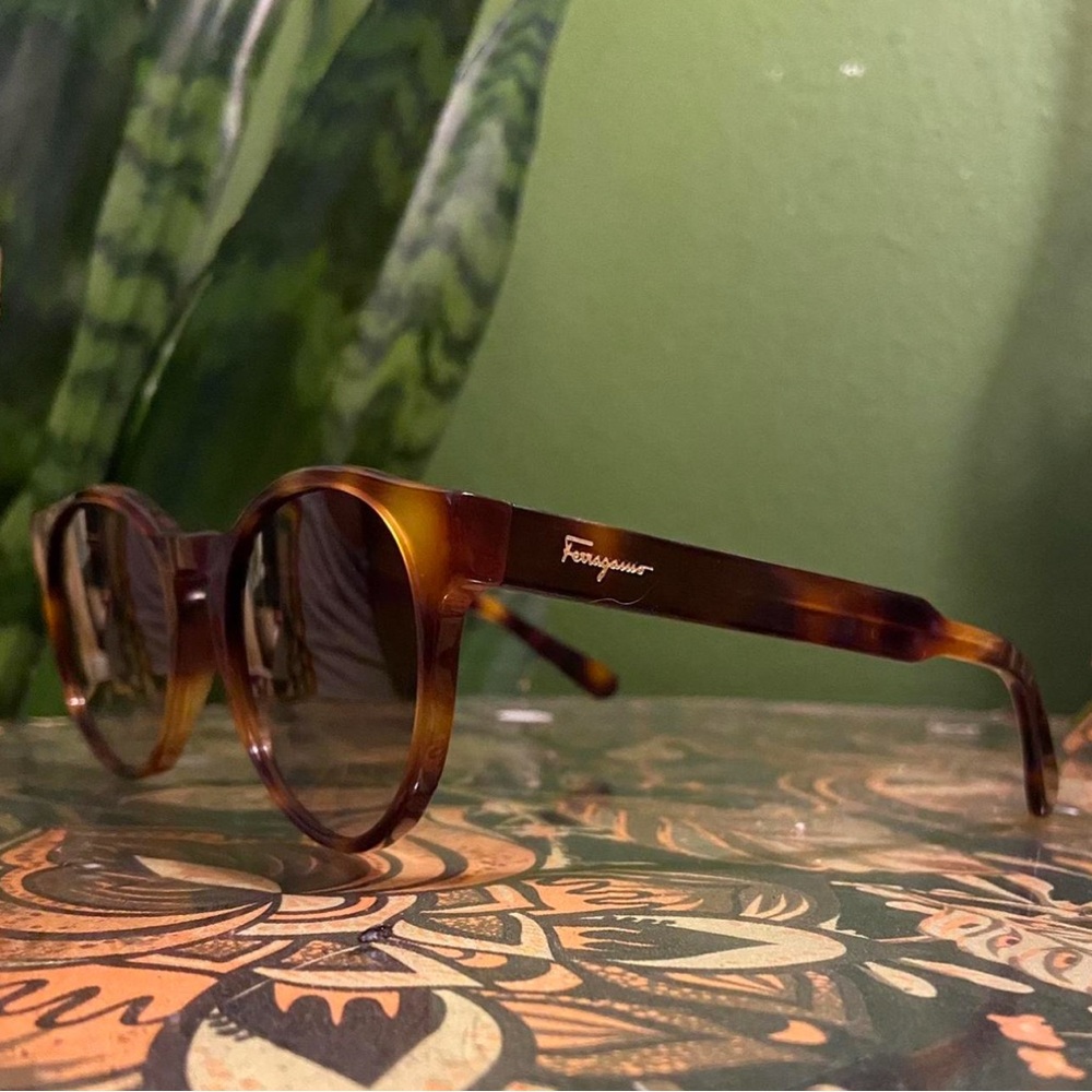 Salvatore Ferragamo Brown Sunglasses
